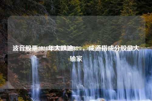 波音股票2024年大跌逾31%，成道指成分股最大输家