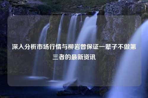 深入分析市场行情与柳岩曾保证一辈子不做第三者的最新资讯