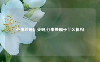 办事处是机关吗,办事处属于什么机构