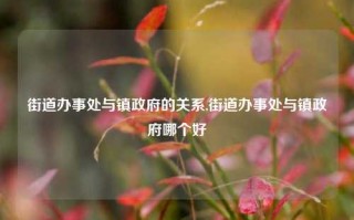 街道办事处与镇政府的关系,街道办事处与镇政府哪个好