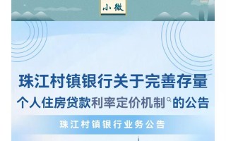 区域性银行“大部队”来了！城农商行、村镇银行批量跟进存量房贷利率定价机制调整