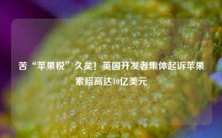 苦“苹果税”久矣！英国开发者集体起诉苹果索赔高达10亿美元