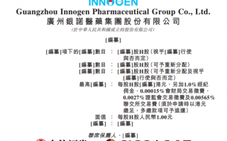 银诺医药IPO：核心产品用于治疗糖尿病和减肥，最新估值46.5亿