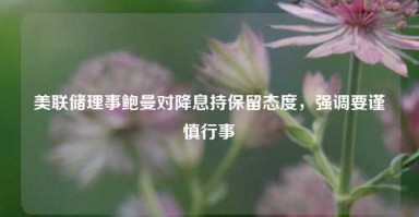 美联储理事鲍曼对降息持保留态度，强调要谨慎行事