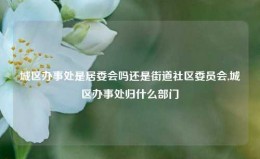 城区办事处是居委会吗还是街道社区委员会,城区办事处归什么部门