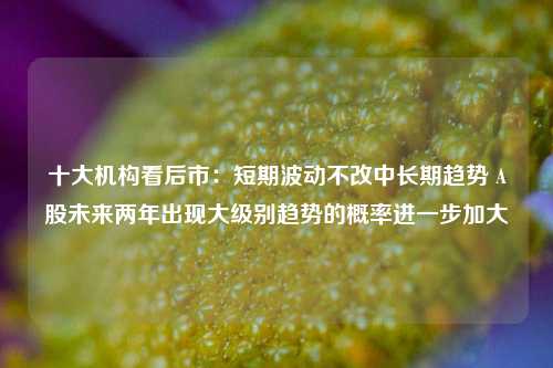 十大机构看后市：短期波动不改中长期趋势 A股未来两年出现大级别趋势的概率进一步加大-第1张图片-中共霸州城区办事处-何庄社区