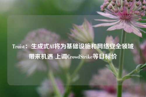 Truist：生成式AI将为基础设施和网络安全领域带来机遇 上调CrowdStrike等目标价-第1张图片-中共霸州城区办事处-何庄社区