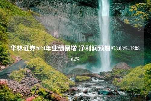 华林证券2024年业绩暴增 净利润预增973.03%-1288.62%