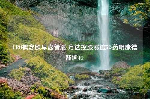 CRO概念股早盘普涨 方达控股涨逾5%药明康德涨逾4%