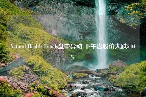 Natural Health Trends盘中异动 下午盘股价大跌5.04%